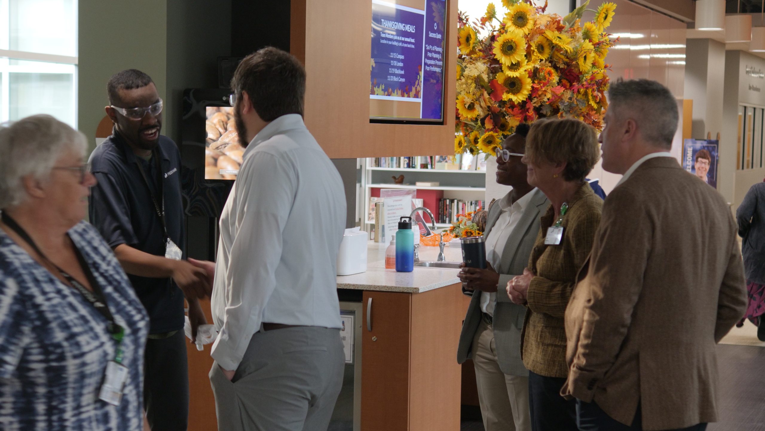 Daniel Wendler meeting Peckham Team Member